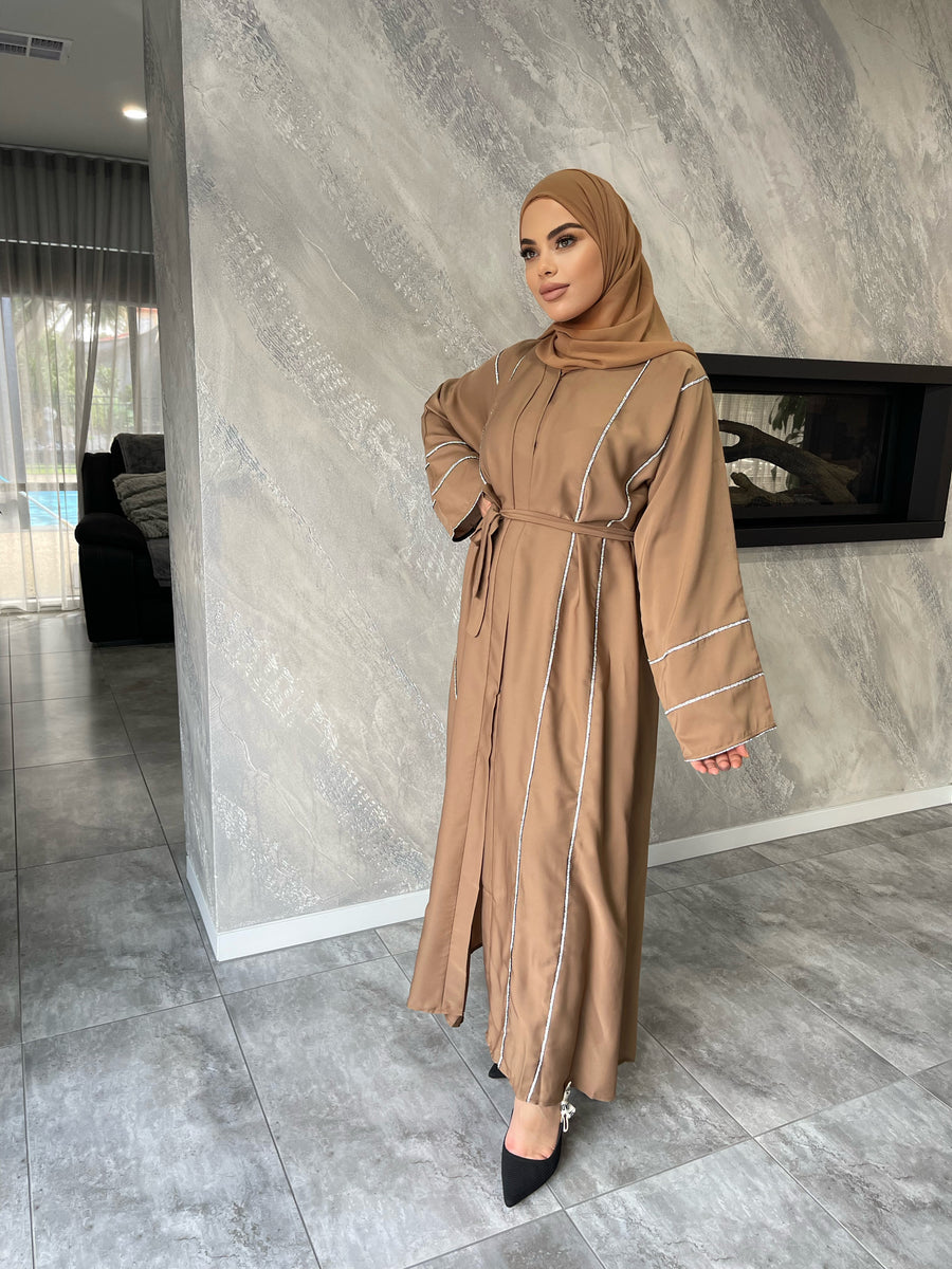 Dubai Abaya - Noor[Nude Pink]