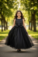 Load image into Gallery viewer, Black Tulle Princess frock