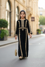 Load image into Gallery viewer, Kids Amara Velvet Abaya
