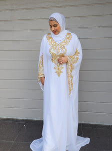 Malikah Kaftan - Off-White