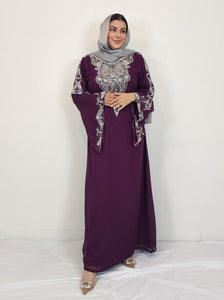 Royal Bell Kaftan- Burgundy