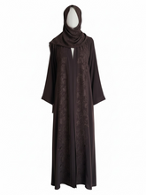 Load image into Gallery viewer, The Empress Abaya- Chocolate Brown