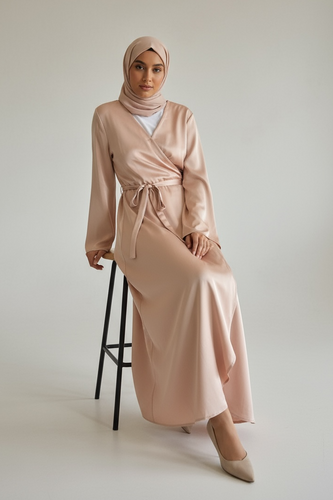 Soiree Evening Dress- Nude