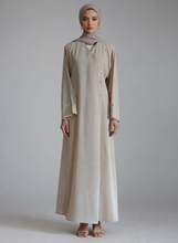Load image into Gallery viewer, Serene Coat Abaya- Beige
