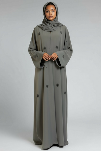 Regal Abaya- Jade Green