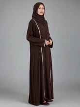 Load image into Gallery viewer, Alya Abaya- Dark Brown
