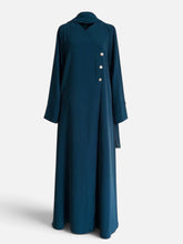 Load image into Gallery viewer, Serene Coat Abaya- Dark Teal