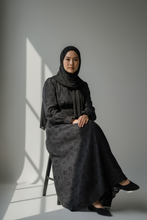 Load image into Gallery viewer, Laily Embroidered Dress - Black