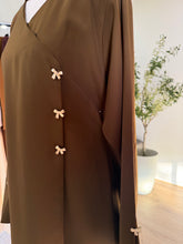 Load image into Gallery viewer, Serene Coat Abaya- Sepia Brown