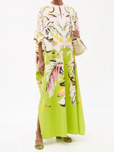 Load image into Gallery viewer, Fern Forest Printed Kaftan