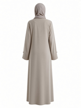 Load image into Gallery viewer, Serene Coat Abaya- Beige