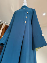 Load image into Gallery viewer, Serene Coat Abaya- Dark Teal