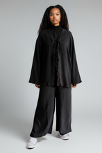 Load image into Gallery viewer, Billy Co- Ord set (3 -Piece)- Black Coal