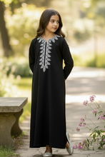 Load image into Gallery viewer, Lulu Kids Kaftan - Black