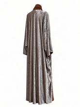 Load image into Gallery viewer, Shimmer Abaya set  - Dark Rust