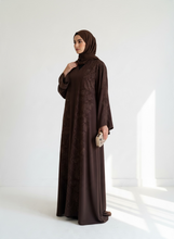 Load image into Gallery viewer, The Empress Abaya- Chocolate Brown