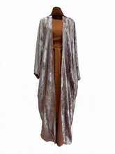 Load image into Gallery viewer, Shimmer Abaya set  - Dark Rust