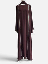Load image into Gallery viewer, Alya Abaya- Dark Brown