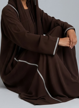 Load image into Gallery viewer, Alya Abaya- Dark Brown