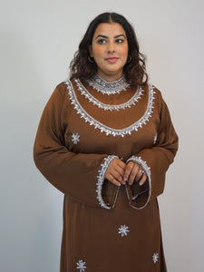 Mehr Kaftan Dress - Rust