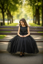 Load image into Gallery viewer, Black Tulle Princess frock