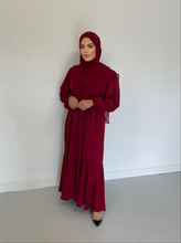 Load image into Gallery viewer, Milan Lux Dress  - Dark Red