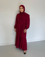 Load image into Gallery viewer, Milan Lux Dress  - Dark Red