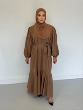 Load image into Gallery viewer, Milan Lux Dress  - Tan Latte