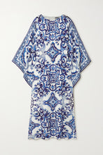 Load image into Gallery viewer, Santorini Printed Kaftan