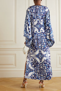 Santorini Printed Kaftan