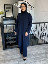 Load image into Gallery viewer, Anaya Tunic Set -Navy