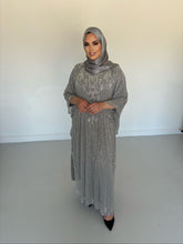 Load image into Gallery viewer, Bella Evening Kaftan -Grey