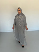 Load image into Gallery viewer, Bella Evening Kaftan -Grey