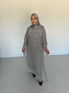 Bella Evening Kaftan -Grey