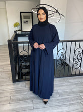 Load image into Gallery viewer, Anaya Abaya Set -Navy