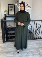 Load image into Gallery viewer, Anaya Abaya Set -Olive