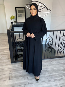 Anaya Abaya Set -Black