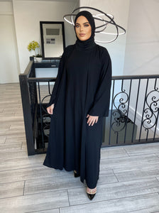 Anaya Abaya Set -Black