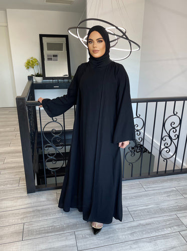 Anaya Abaya Set -Black