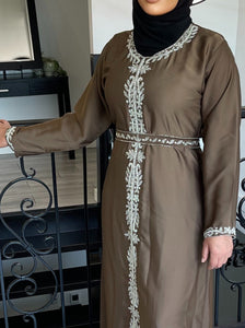 Huda Takshita Dress- Mocha