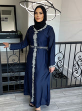 Load image into Gallery viewer, Huda Takshita Dress- Navy