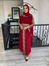 Load image into Gallery viewer, Amara Kaftan - Dark Red