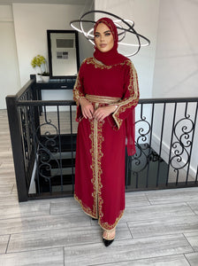 Amara Kaftan - Dark Red