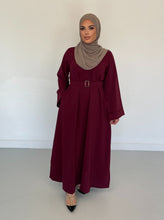 Load image into Gallery viewer, Dina Abayas U.A.E - Maroon