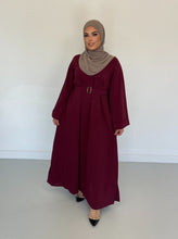 Load image into Gallery viewer, Dina Abayas U.A.E - Maroon