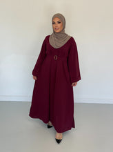 Load image into Gallery viewer, Dina Abayas U.A.E - Maroon