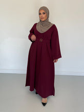 Load image into Gallery viewer, Dina Abayas U.A.E - Maroon