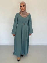 Load image into Gallery viewer, Dina Abayas U.A.E - Aqua