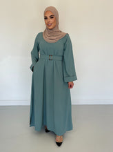 Load image into Gallery viewer, Dina Abayas U.A.E - Aqua