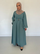 Load image into Gallery viewer, Dina Abayas U.A.E - Aqua